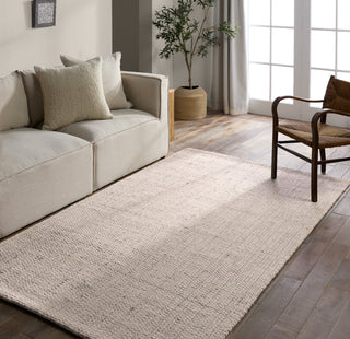 Jaipur Living Iwan RNA01 Handmade Solid Ivory Area Rug, 5'x8'