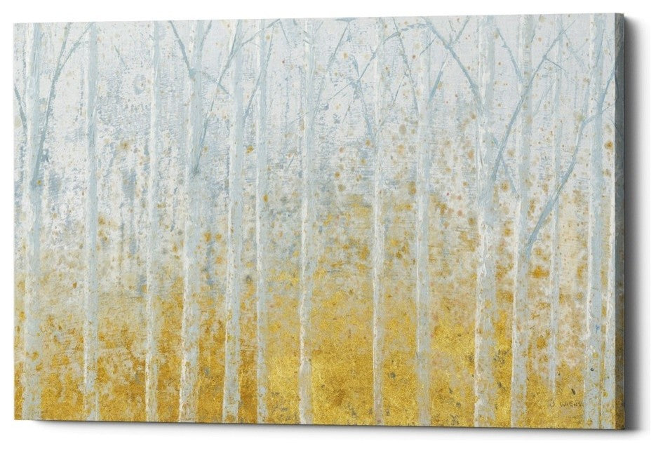 Epic Graffiti "Silver Water GOLD" Giclee Canvas Wall Art, 26"x40"