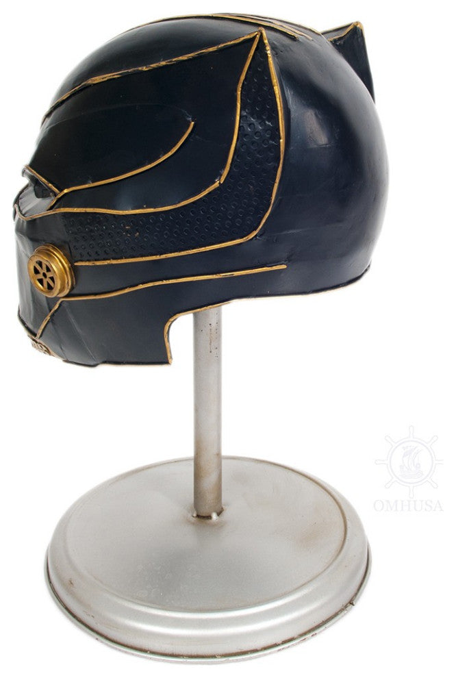 Black Panther Helmet Sculpture