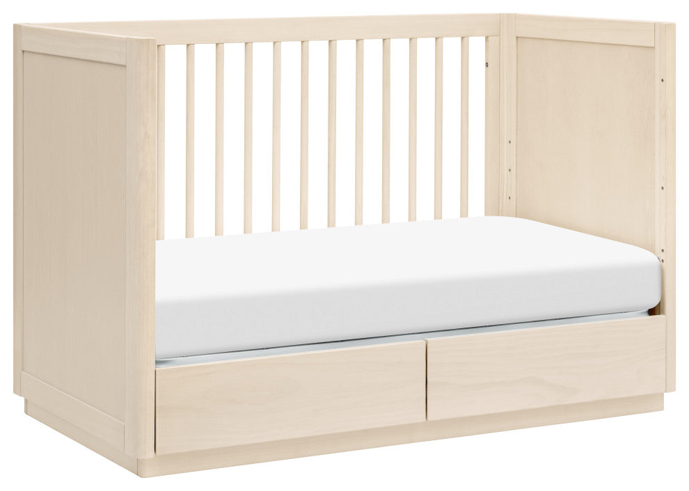 Bento 3-in-1 Convertible Storage Crib With Toddler Bed Conversion Kit