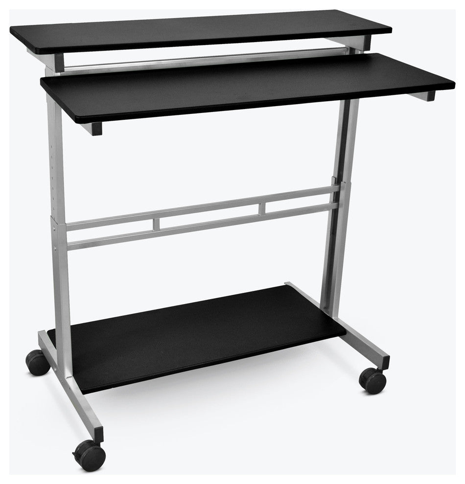 Luxor Stand Up Desk, Black, 40"