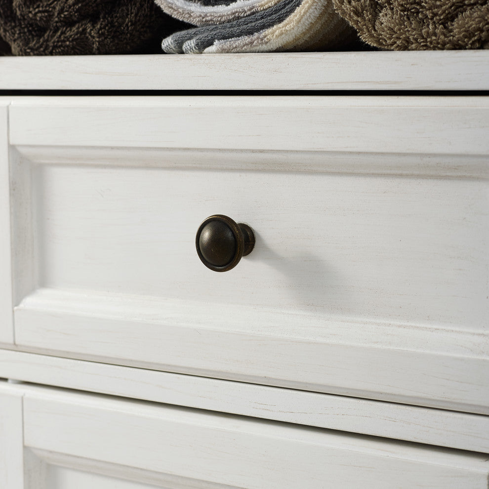 Tara Linen Cabinet, Vintage White