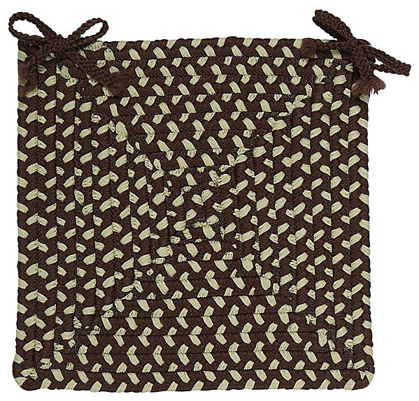 Colonial Mills Chair Pad Montego Bright Brown Chair Pad