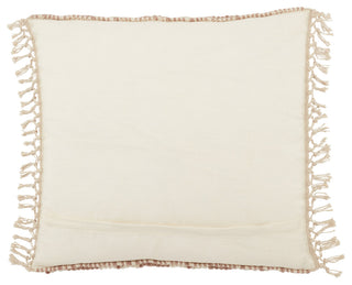 Jaipur Living Takeo Chevron Mauve/Ivory Down Pillow, 22"