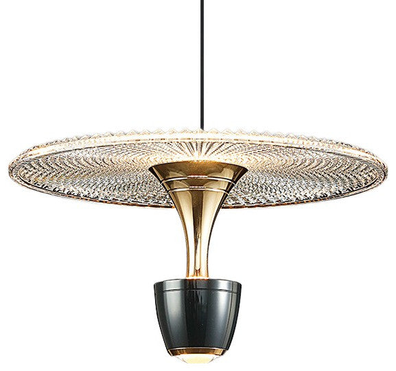 MIRODEMIÂ® Engelberg | Chandelier in the Shape of Art Flower Umbrella, Red, Warm Light