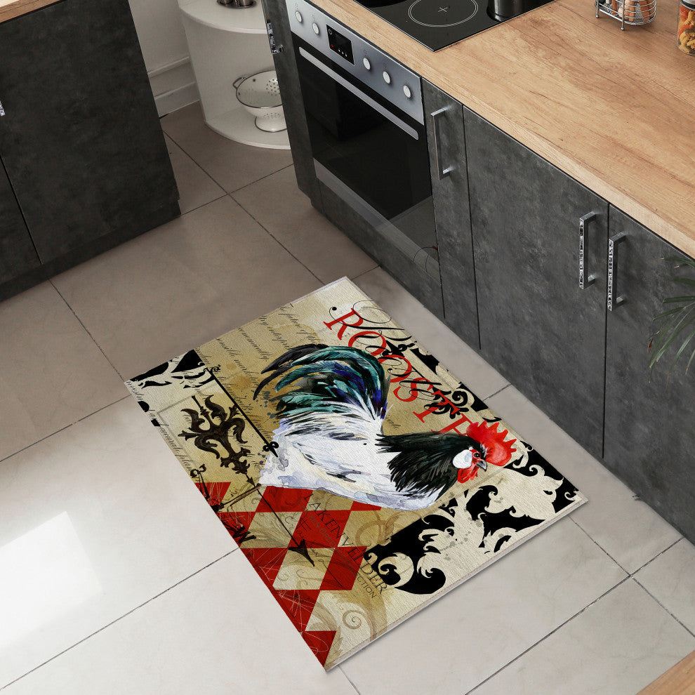 Indoor/Outdoor Kendall KE3 Khaki Machine Washable 1'8" x 2'6" Rug