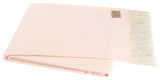 Italian Herringbone Throw, Pink Salt