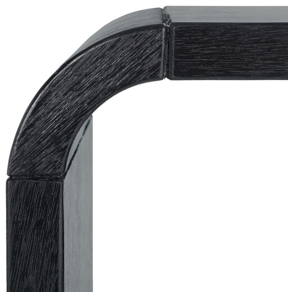 Safavieh Liasonya Curved Accent Table, Black
