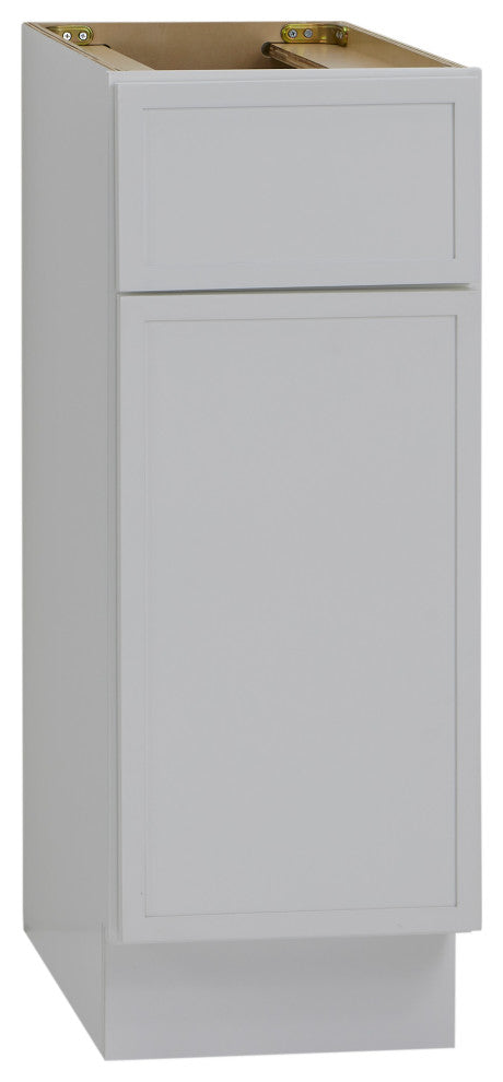 Vanity Art Birch Plywood Single Base Storage Cabinet, White, 12"