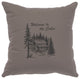 Image Pillow 16x16 Welcome Cabin Cotton Chrome