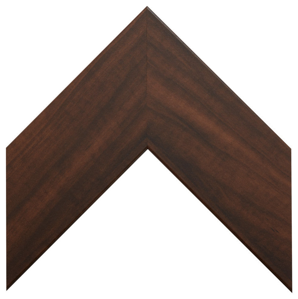 Pendleton Framed Wall Mirror, Walnut, 28" X 60"
