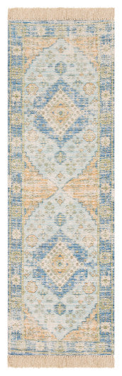 Surya Zainab ZAI-2312 5'x7'6" Rug, Sky Blue/Burnt Orange/Lime/Navy/Green/White