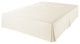 TAILORED Long-Staple-Fiber-Durable-Comfortable Bed-Skirt, Vanilla, Queen