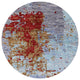 Ahgly Company Indoor Round Mid-Century Modern Area Rugs, 3' Round