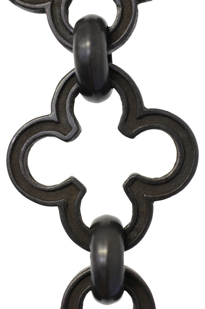 Brass Cross Chandelier Chain, Various Finishes, Oil Bronzed Black, U42
