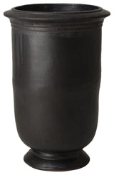 Tall Cup Planter Large, Matte Black 20.5x31.5
