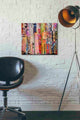 Epic Graffiti 'Metro Mix 21 III' by Erin Ashley Giclee Wall Art, 18"x16"