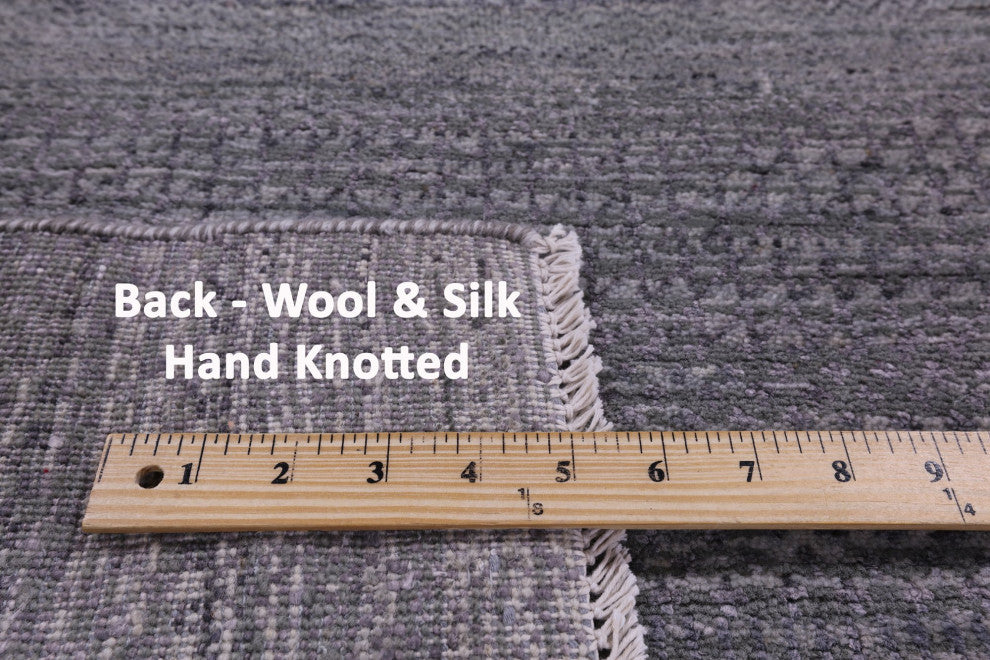Wool and Silk Savannah Grass Handmade Rug 2' 11" X 4' 9" Q11541