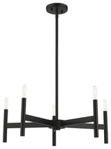 Livex Lighting Black 5-Light Chandelier