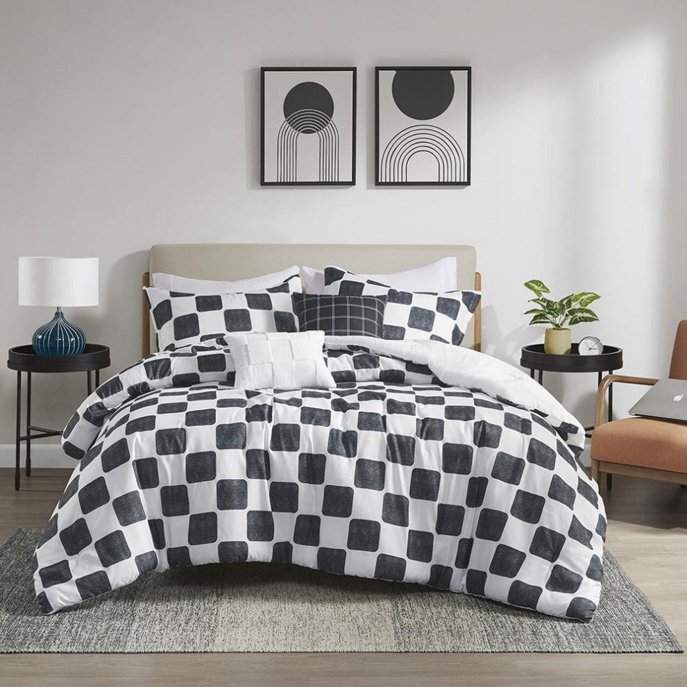 Checkered Comforter Set