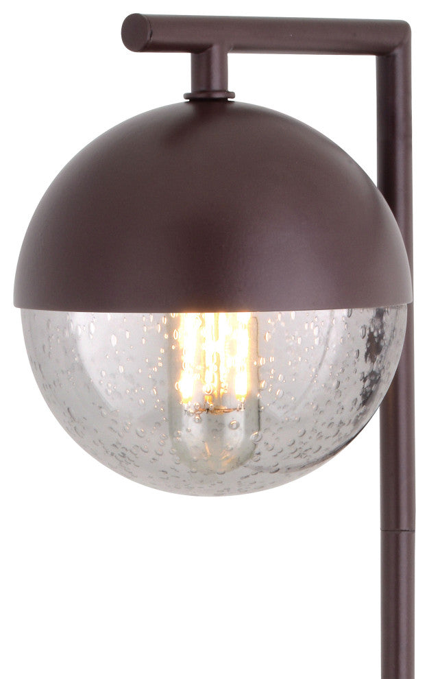 Lisle Low-Voltage Bronze Outdoor Landscape Path Light LED Clear Glass