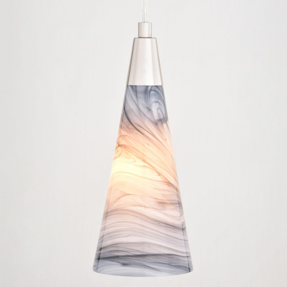 Vaxcel Lighting P0409 Milano 4"W Mini Pendant - Matte Black