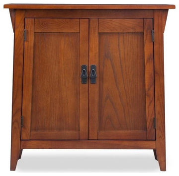 Leick Favorite Finds Solid Wood Mission Hall Stand in Brown