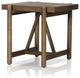 Goldthwaite End Table-Sienna Brown Pine