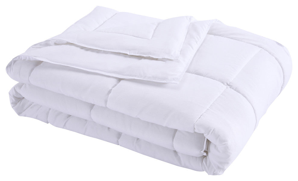 Stayclean Down Alternative Water/Stain Resistant Blanket, White, Full/Queen