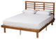 Nico Ash Walnut Platform Bed, King