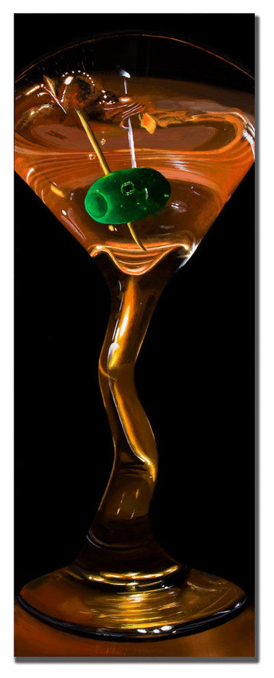 'Goldtini' Canvas Art by Roderick Stevens