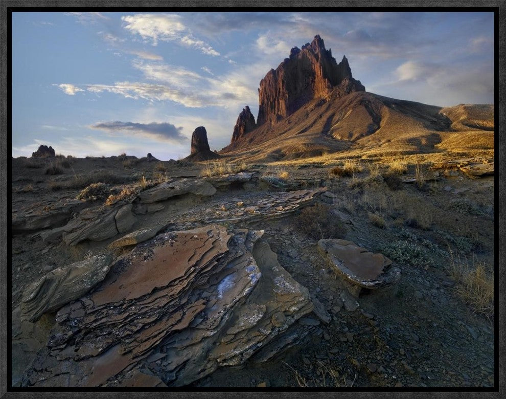 Shiprock, The Basalt Core Of An Extinct Volcano, New Mexico, 16"x12"