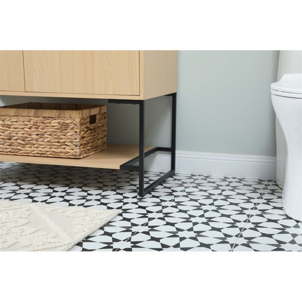 Elegant Decor Sloane Bathroom Vanity Maple