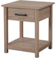 Glory Furniture Salem 1 Drawer Nightstand in Sandle Wood