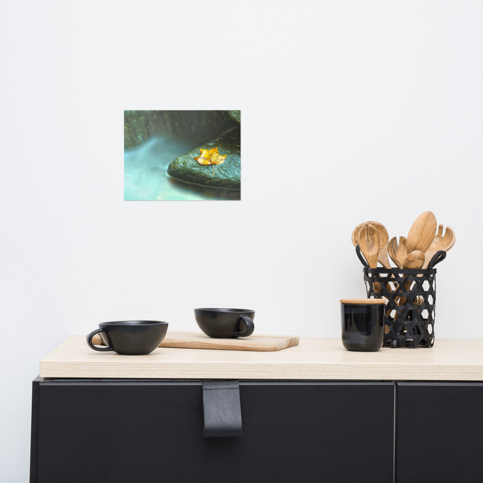Misty Leaf Nature Photography, Botanical Unframed Wall Art Print, 8" X 10"