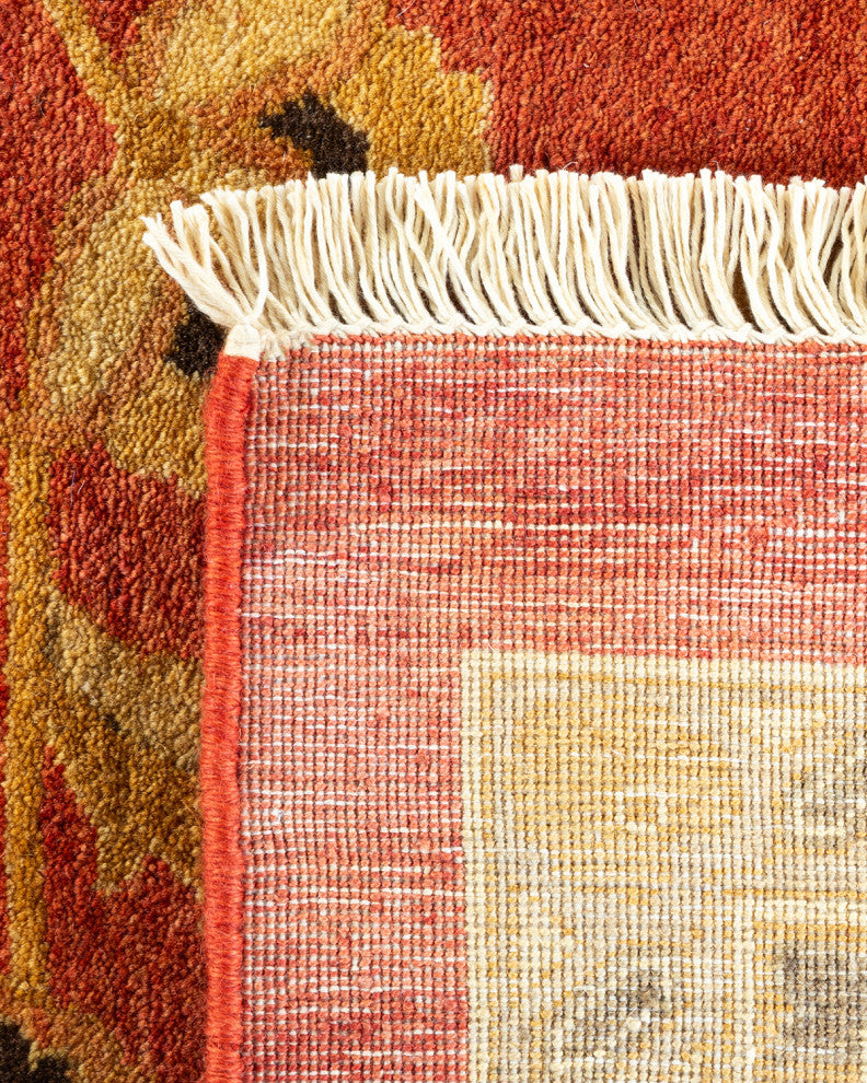 Mya, One-of-a-Kind Hand-Knotted Area Rug Orange, 12'3"x15'5"