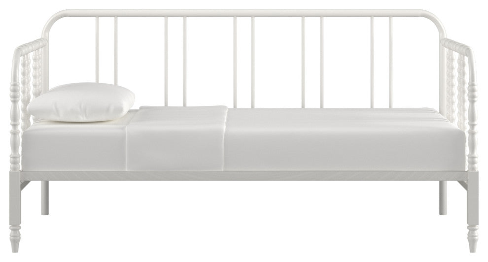 Weimar Metal Spool Daybed, White