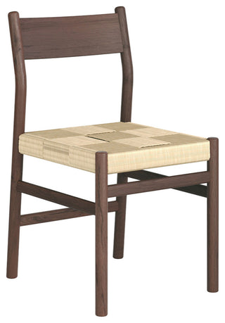 Asher Dining Chair, Brown, Set of 2