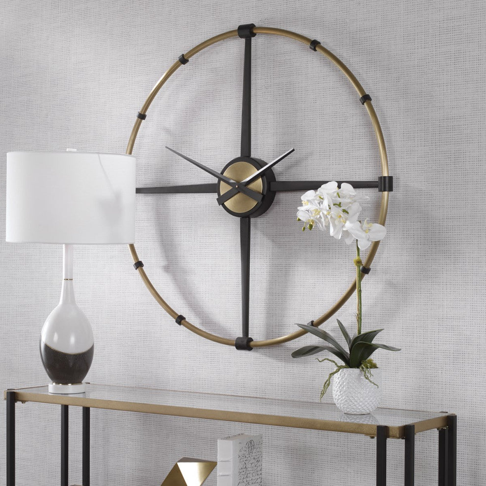 Uttermost Captain Wall Clock 06462
