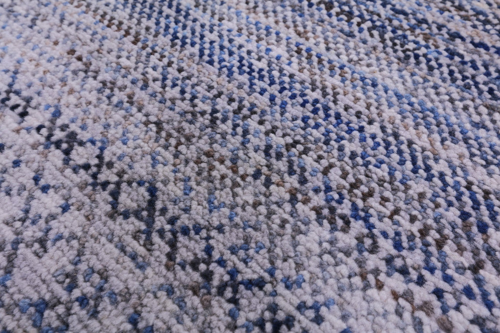 10' 0" X 14' 0" Handmade Savannah Grass Wool Rug - Q13194
