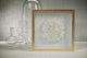 Firnley Gold Framed Crystal Flower Wall Decor, White