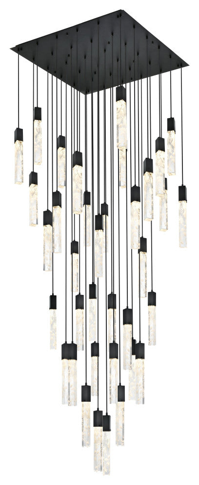 Home Living 42" Chandelier, Black