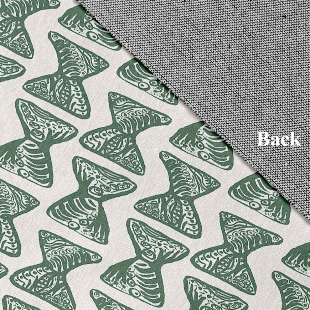 Bongo Rhythm Rug, Green, 3'x5'