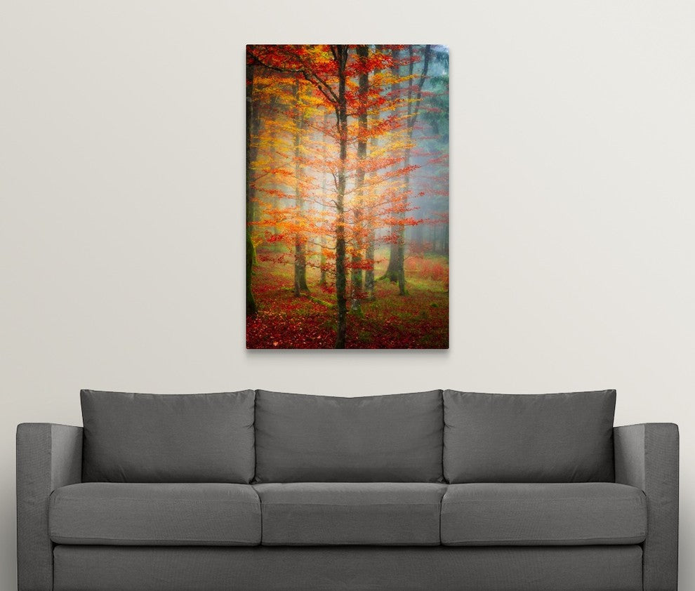 "Autumn's End" Wrapped Canvas Art Print, 32"x48"x1.5"