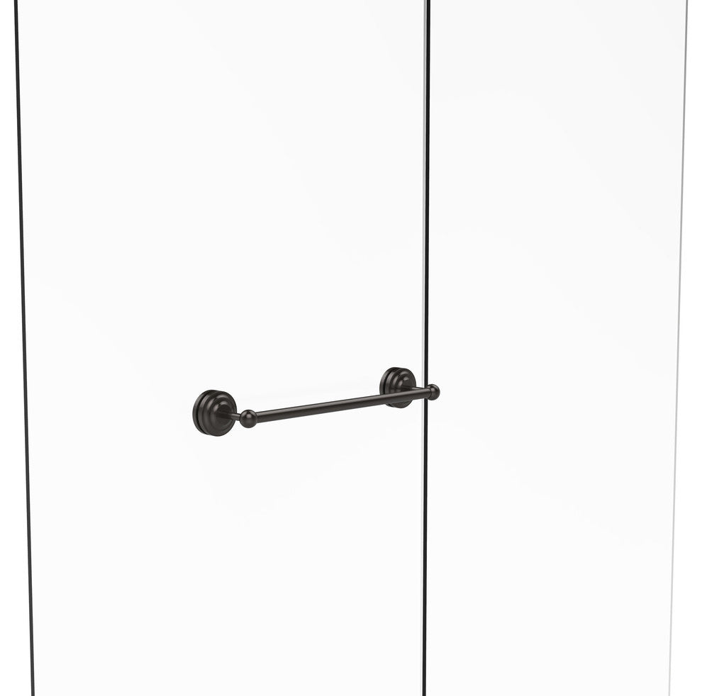 Que New 18" Shower Door Towel Bar, Oil Rubbed Bronze