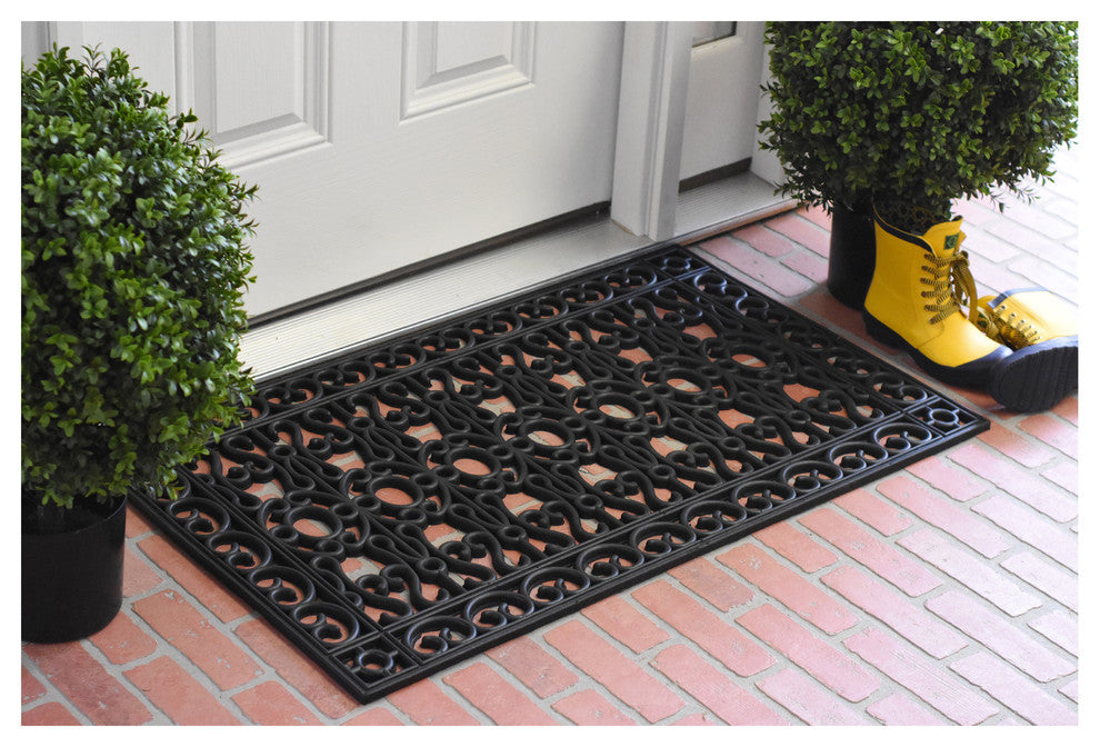 Garrisons Gate Rubber Doormat, 24"x39"