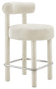 Toulouse Boucle Fabric Counter Stool