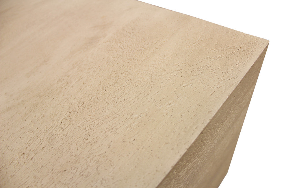Flagstaff 72" Solid Wood Cocktail Table, Stone Natural