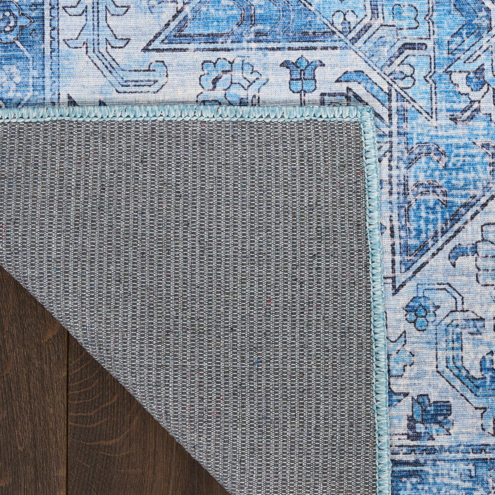 Nourison Nourison Washables 8' x 10' Blue Vintage Indoor Rug
