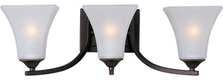Maxim 20100 Aurora 21"W Bath Light - Oil Rubbed Bronze / Frosted Glass